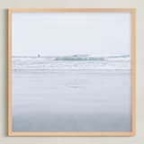 "Ocean Park no. 1" - Art Print in Fog Blue by Krissy Bengtson - Framed