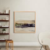 "George I" - Art Print in Tan by Mande Calhoun - In a Room