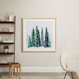 "Scenic Route" - Art Print in White by Kelsey McNatt - In a Room