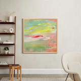 "Lucid" - Art Print in Lemon by Lindsay Megahed - In a Room