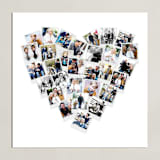"Heart Snapshot Mix® Photo Art" - Framed Photo in White by Minted - Unframed