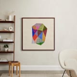 "Prism 1" - Art Print in Rainbow by Kelly Watkins - In a Room