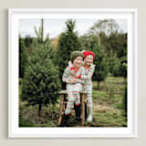 "The Big Picture: Holiday Framed Photo" - Framed Photo in White by Minted - Framed