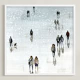 "Melancolia3" - Art Print in Blue melancholia by Lulaloo - Framed