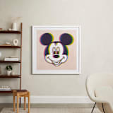 "Glitch" - Art Print in Blush by Igor - In a Room