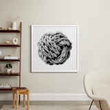 "Monkey Fist" - Art Print in White by Lucas Wade - In a Room