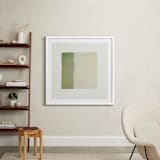 "Quatrain 1" - Art Print in Avocado by Kamala Nahas - In a Room