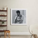 "The Big Picture: Father's Day Framed Photo" - Framed Photo in White by Minted - In a Room