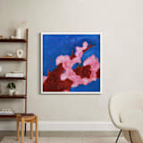 "Cotton Candy Branch" - Art Print in Cotton Candy by kitbee - In a Room