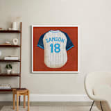 "Dinger Collection 3" - Personalized Art Print in Rust by Kamala Nahas - In a Room