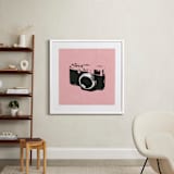 "Strike a Pose" - Art Print in Cotton Candy by Ilene Guy - In a Room