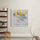 "Garden Party No. 1" - Art Print in Bright Blush by Julia Contacessi - In a Room