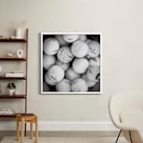"Tee Time 1 (Black & White Edition)" - Art Print in Black & White by Shannon Howard - In a Room