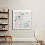 "Easy Peasy Lemon Squeezy" - Art Print in Smoky Blue by Michelle Boyd - In a Room