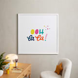 "Ooh La La!" - Art Print in Multi by Ashley DeMeyere - In a Room