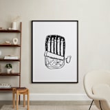 "Packed Like Sardines" - Art Print in Ink by Annie Montgomery - In a Room