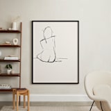 "Composed" - Art Print in Nude by A Conger - In a Room