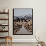 "Road To Adventure" - Art Print in Earth Brown by Christian Florin - In a Room