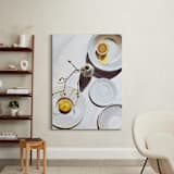 "Flatlay Lemon Study" - Art Print in Bright White by Kinga Subject - In a Room