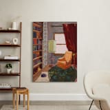 "To Your Corners" - Art Print in Velvet Red by Jess Franks - In a Room