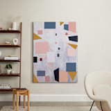 "Early Autumn" - Art Print in Pale Pink Fun by Vanessa Ryan - In a Room