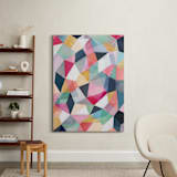 "Kaleidoscope No.1" - Art Print in Cerise by Hooray Creative - In a Room