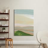 "Hills from Home" - Art Print in Pasture Green by Inkblot Design - In a Room