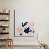 "January Botanical Abstract Print" - Art Print in Blush by Caryn Owen - In a Room