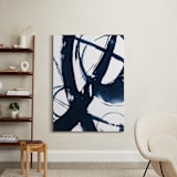 "Quietly Alive" - Art Print in Night by Roann Mathias - In a Room