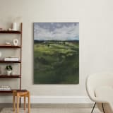 "Tomah" - Art Print in Green Hills by Lorent and Leif - In a Room