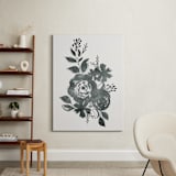 "Dark Florals no. 1" - Art Print in Ink by Alethea and Ruth - In a Room