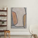"calm distress" - Art Print in beachy grey by Kate Cawood - In a Room
