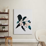 "Botanical Series #4" - Art Print in Dark blue by Caryn Owen - In a Room
