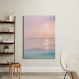 "sorbet sea" - Art Print in Sunset by Kamala Nahas - In a Room