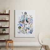 "Awakening 4" - Art Print in Blue by Sara Berrenson - In a Room