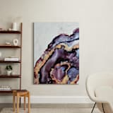 "Geode Royale" - Art Print in purple by Marla Beyer - In a Room