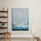"Teal Winds" - Art Print in Teal by Emily Jeffords - In a Room