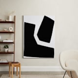 "Magnetic Field 1" - Art Print in Black and White by Jaime Derringer - In a Room