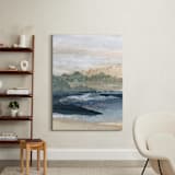 "Summer Awakening" - Art Print in Lake Blue by Lara Eckerman - In a Room