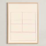 "Windows 2" - Art Print in Clear by Sumak Studio - Framed