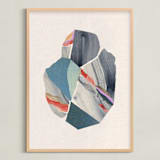 "abstract geological form I" - Art Print in Mineral by Sumak Studio - Framed