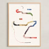 "Connected" - Art Print in Flow by Sumak Studio - Framed