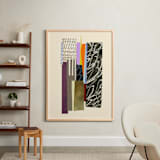 "Keyboards 1" - Art Print in Neutral Touch Brown by Bethania Lima - In a Room