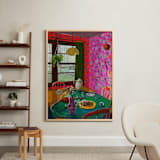 "After Tea" - Art Print in Sienna by Jess Franks - In a Room