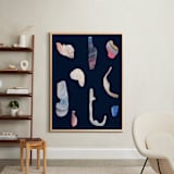 "Ancient Shapes 2" - Art Print in Prehistoric by Sumak Studio - In a Room
