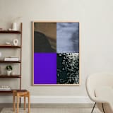 "Quartet 1" - Art Print in Ultra Violet by Sumak Studio - In a Room