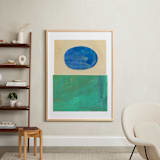"Jewelbox" - Art Print in Lapis by Field and Sky - In a Room