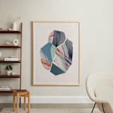 "abstract geological form I" - Art Print in Mineral by Sumak Studio - In a Room