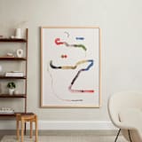 "Connected" - Art Print in Flow by Sumak Studio - In a Room