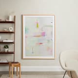 "Believe" - Art Print in Seafoam by Lindsay Megahed - In a Room